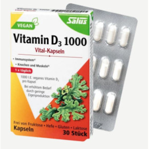 VITAMIN D3 1000 vegan Vital-Kapseln Salus