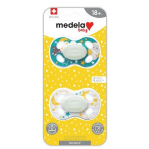 MEDELA baby Schnuller Night&Night Duo unisex 18+M.