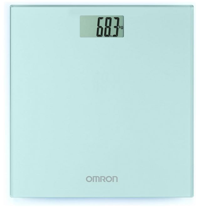 OMRON HN-289 digitale Personenwaage türkis