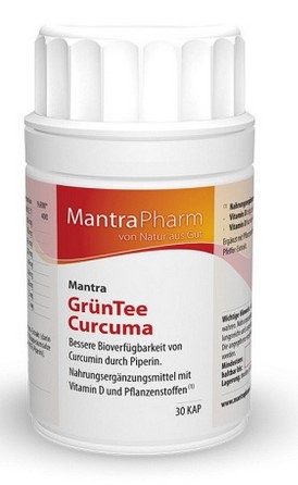 MANTRA GrünTee Curcuma Kapseln