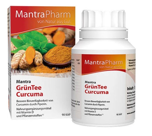 MANTRA GrünTee Curcuma Kapseln
