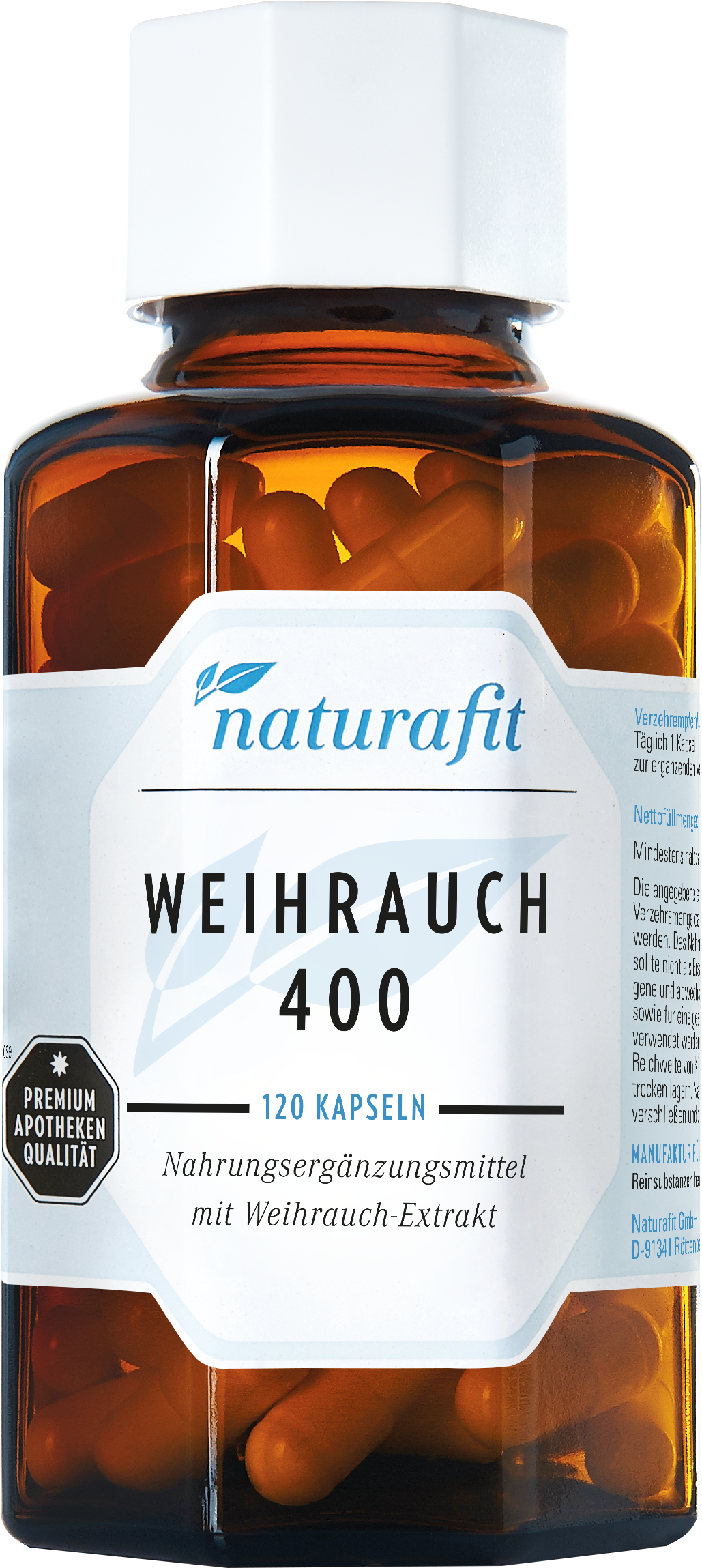 NATURAFIT Weihrauch 400 Kapseln