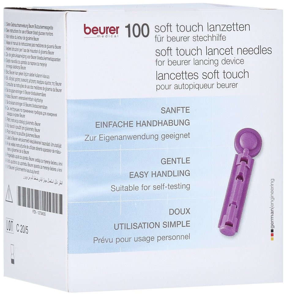 Beurer Lanzetten soft touch 33 G 100 St 100 St